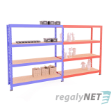 Přístavek (doplňkový modul) k regálu 3 - policový 200x220x60  800Kg/police