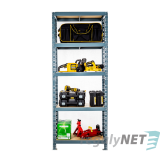 Skladovací nekonečný regál 5 - policový 200x100x40  200Kg/police