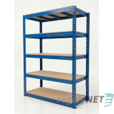 Nekonečný průmyslový regál 5 - policový 220x240x80  600Kg/police