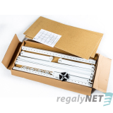 AKČNÍ BALÍČEK 5 ks Regálu 5-ti pol. lakovaný 180x120x50 300 kg, regálové systémy